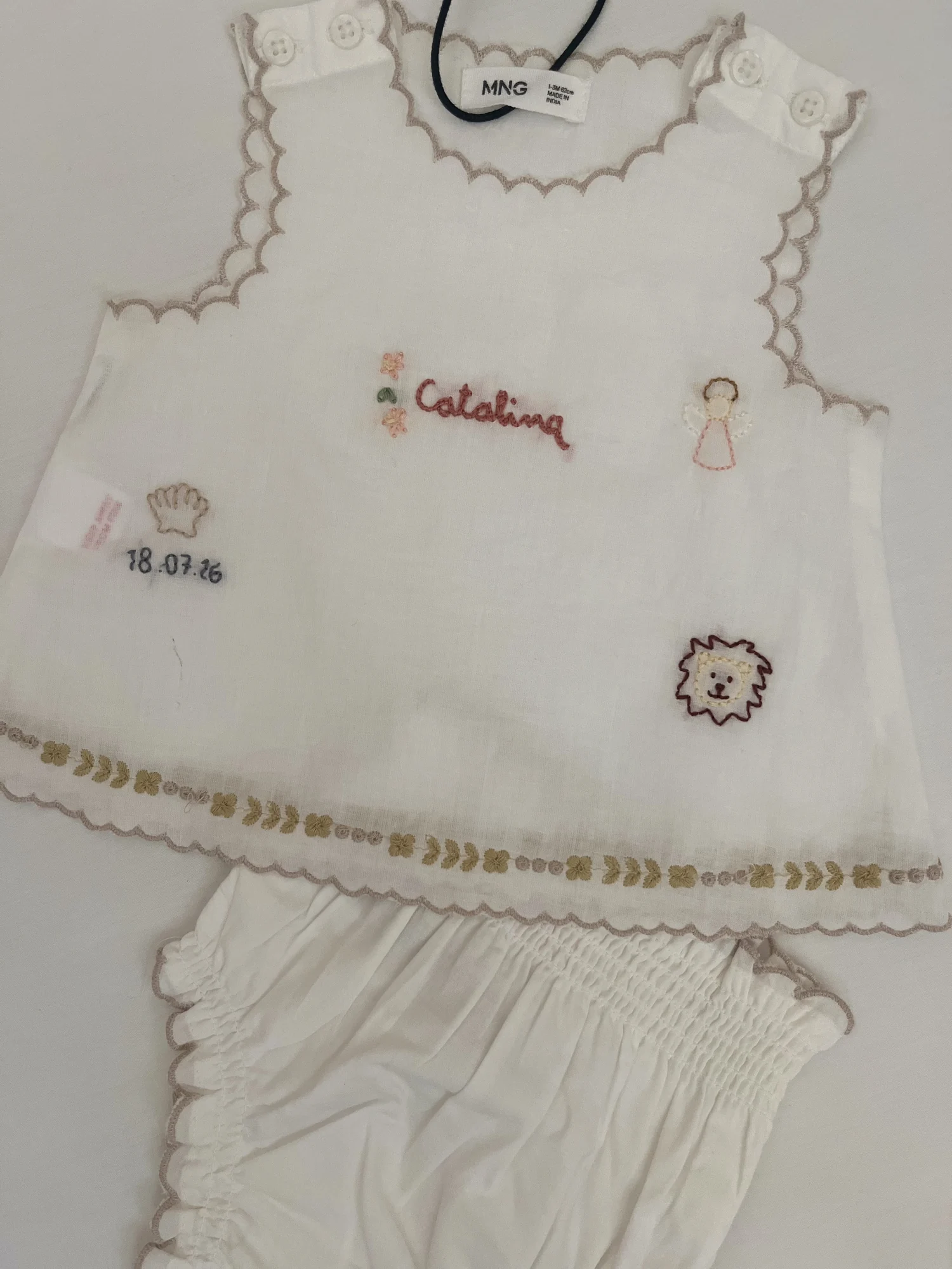 Pelele personalizado bordado — Gali Studio